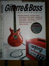 GITARRE & BASS 4-2002 - ZAKK WYLDE JIMMY PAGE PAUL GILBERT FRAMUS HÖFNER  HOYER