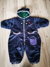 BabyRegenMatschSpielAnzugOverallKapuzeRVSWarmFutterWattiertBlauGr.80