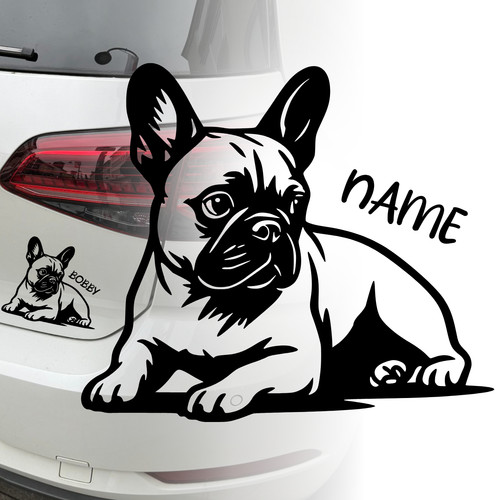 Französische bulldogge auto - französische,