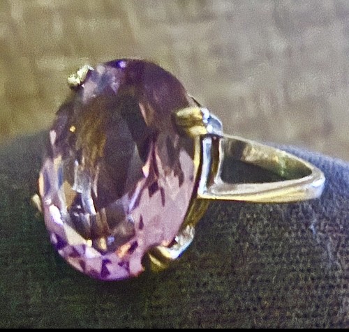 Amethyst sterling silber ring - sterling,