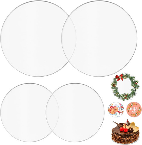 Tortenplatte acryl cake - 4, st