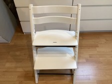 Stokke Tripp Trapp weiß Hochstuhl Newborn fähig Triptrap passend Baby Set ☘️🐣☘️