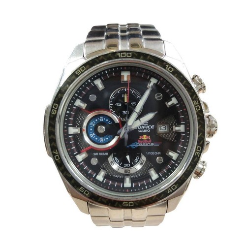 Casio edifice red - edifice, bull
