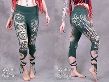 PIXIE LEGGINGS CHAKRA Heilige Geometrie Hippie Psytrance Festival Goa Party Wald 