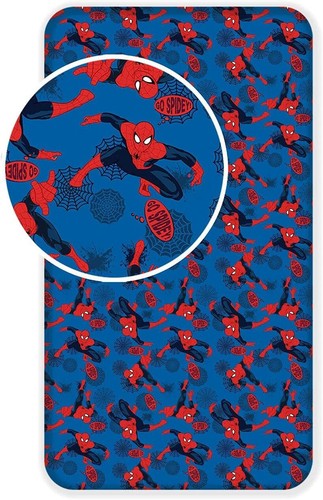 Spiderman spannbetttuch - spiderman,