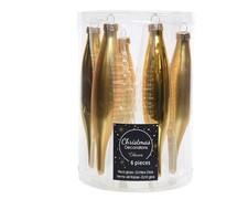 6 Stück Weihnachtskugeln 15