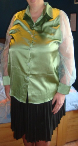 Zuckersüsse glanz bluse mit - bluse,