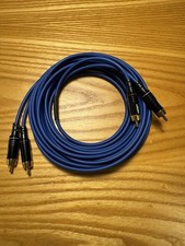 ✅Sommercable Onyx  / HiFi Cinchkabel / stereo / 5m / blau