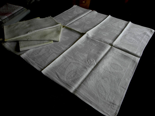 Jugendstil serviette - 4,