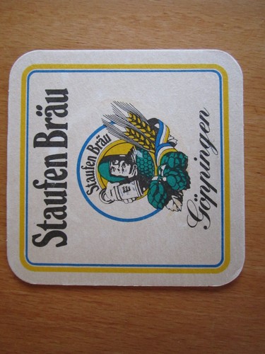 Bierdeckel staufen bräu - bierdeckel,