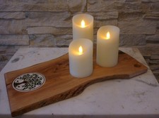 LED 3er Kerzenset mit