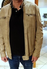 Herrenlederjacke Otto Kern Gr. 56 sandfarben