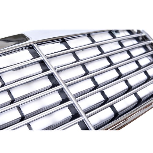 Kühlergrill chrom schwarz - kühlergrill,