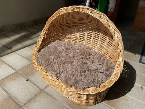 Weidekorb mit kissen - kissen, ca