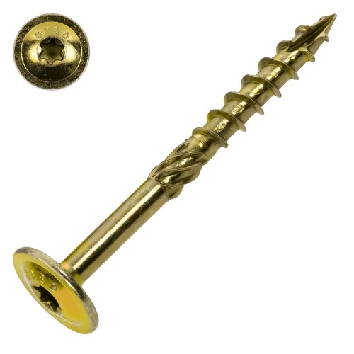 Tellerkopfschraube gelb