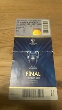 2013 Ticket CL Champions League Final BVB Dortmund Bayern München Eintrittskarte