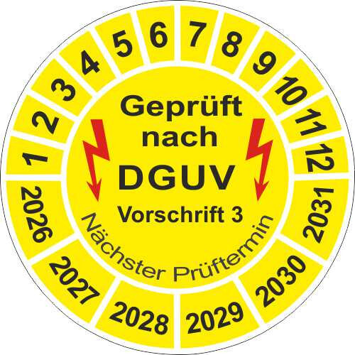 1000stück prüfplaketten - 1000stück,