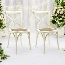 Cremefarbener esszimmerstuhl - cremefarbener,