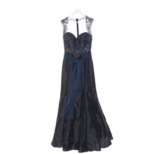 Abendkleid unique blau - blau, 36