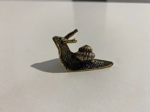 Schnecke dekofigur messing - schnecke,