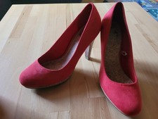 Neu Only Pink Pumps High Heels Gr. 38 Kork rot
