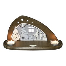 Tea light holder wood