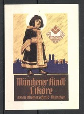 Reklamemarke Münchner Kindl