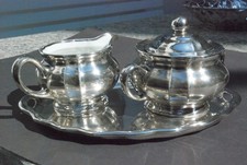 Silberporzellan zuckerdose - silberporzellan,