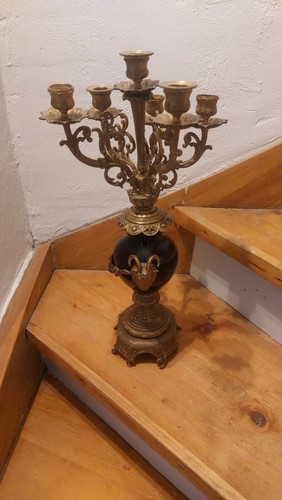 Antiker kerzenständer messing - kerzenständer,