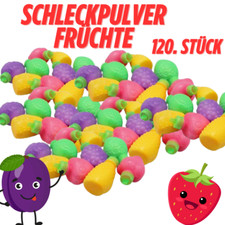 Brausepulver Schleckpulver in Form von Früchten 120 Stk. | Süßware / Süßigkeit