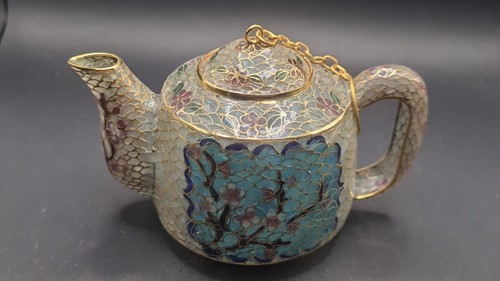 Cloisonne teekanne bunt - cloisonne, deko