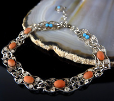 Handarbeit Filigran Silber Glieder Armband Silberarmband  17,5-19cm