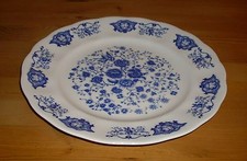 Jarolina Fine Royal Porcelain 1 Speiseteller,  blaues Dekor