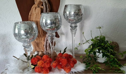 Windlicht manou 3er set - windlicht, glas
