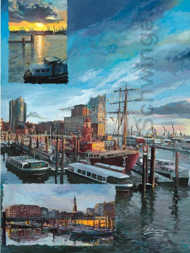 Hamburger hafen - hamburger,