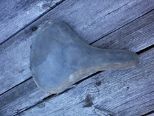 DDR Fahrradsattel Kindersattel grau Gummi zum Vorrichten Nr.3  kk222