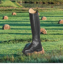 CAVALLO Lederreitstiefel JUNIOR Jump , Cavallo Reitstiefel mit RV, schwarz