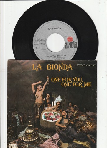 Bionda one for me - ",