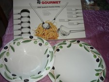 WMF Spaghettibesteck Gourment mit Schüssel und Platte