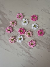 Applikationen Häkelblumen  12