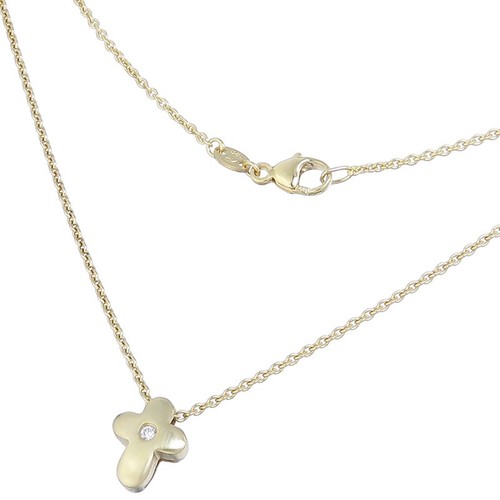 Kette mit kreuz anhänger - mit,