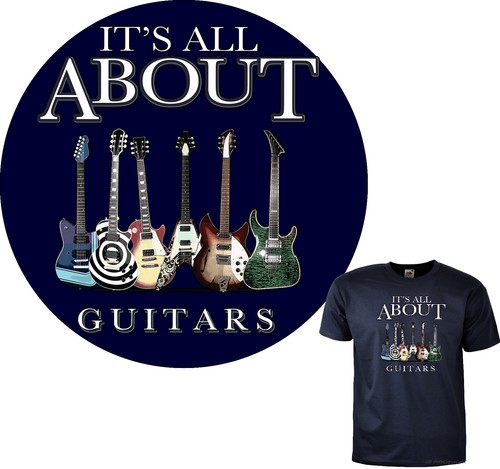 Gitarren motiv shirt rock - gitarren,