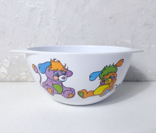 Vintage toy melaminschale - vintage,