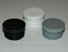 Lamellenstopfen Rund farbig Endkappen Rohrstopfen Kappen Rohrkappen Stopfen