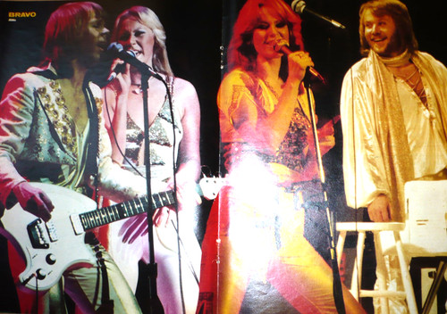 Ein abba poster für - poster, 70er
