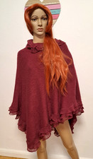 (49)  Damen  Poncho   "