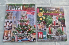 2 x Mein schönes Land, Landhaus WEIHNACHTEN Zeitschriften Deko Ideen Advent