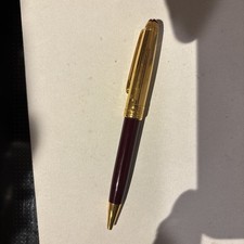 Rare Kugelschreiber Stift MONTBLANC Meisterstück Harz Weinrot 