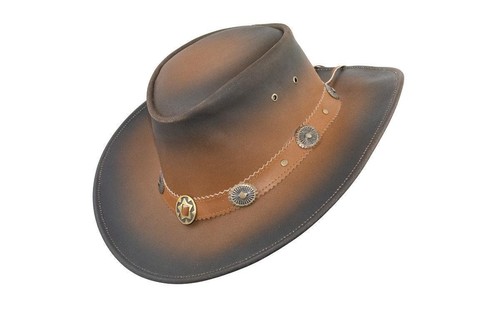 Lederhut texaner westernhut - lederhut,
