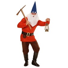 Witziges Zwergenkostüm Rot S 48 Verkleidung Faschingskostüm Kobold 7 Zwerge